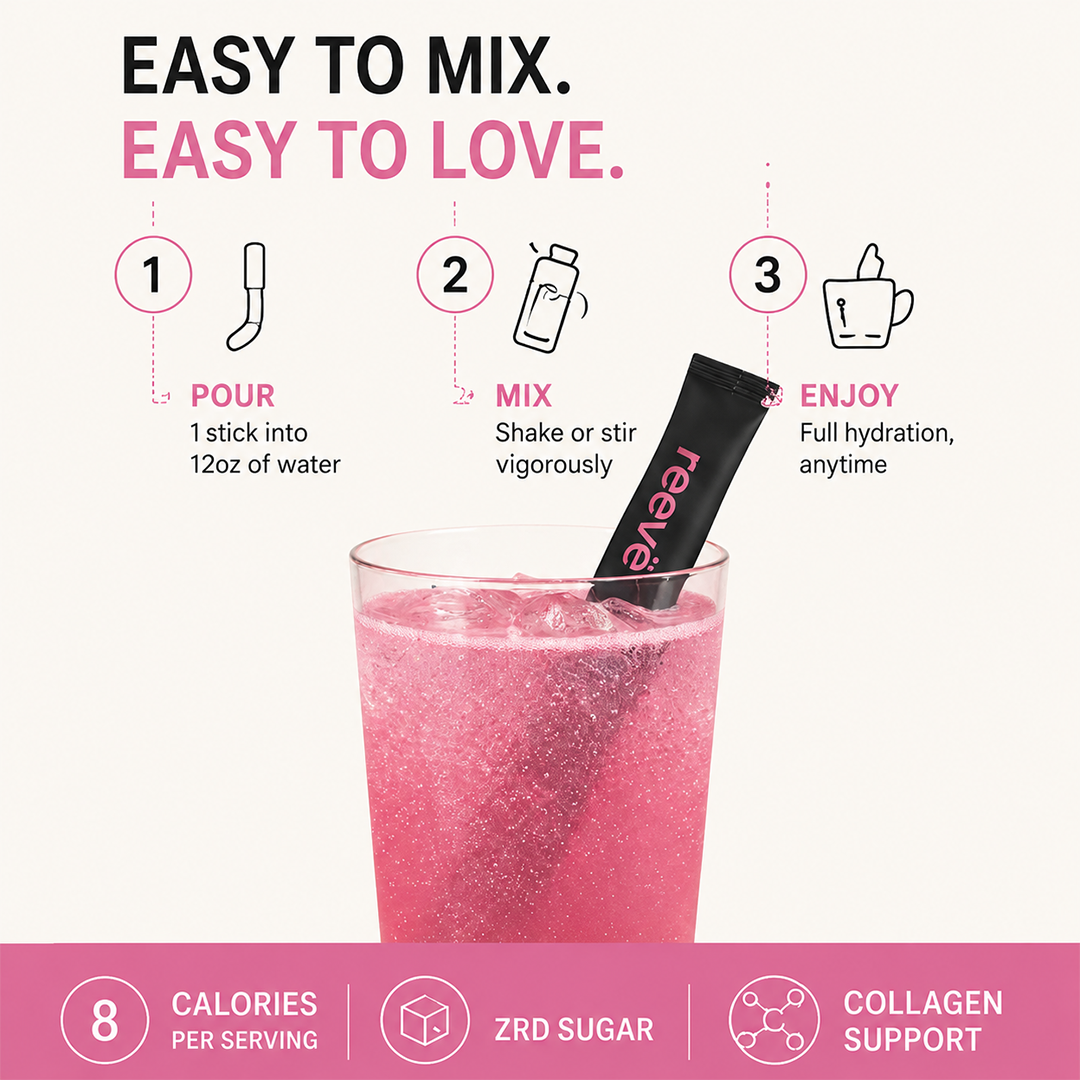 Reevë Zero-Sugar Electrolytes - Cotton Candy | 30 Servings