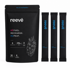 Reevë Zero-Sugar Electrolytes - Blue Raspberry | 30 Servings