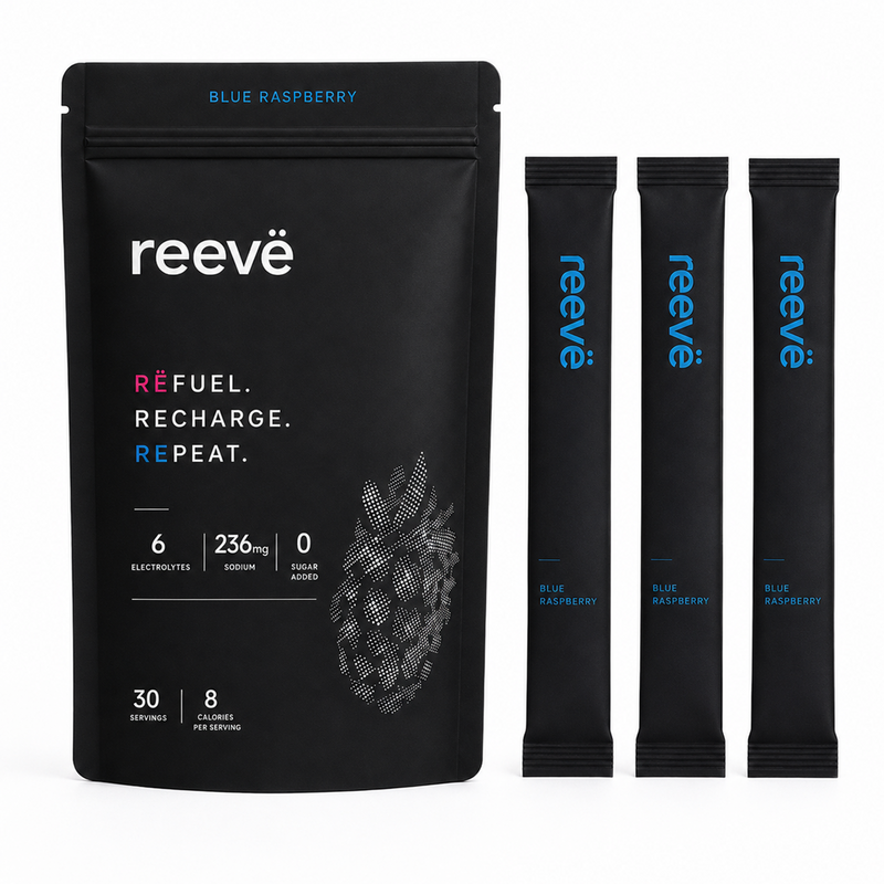 Reevë Zero-Sugar Electrolytes - Blue Raspberry | 30 Servings