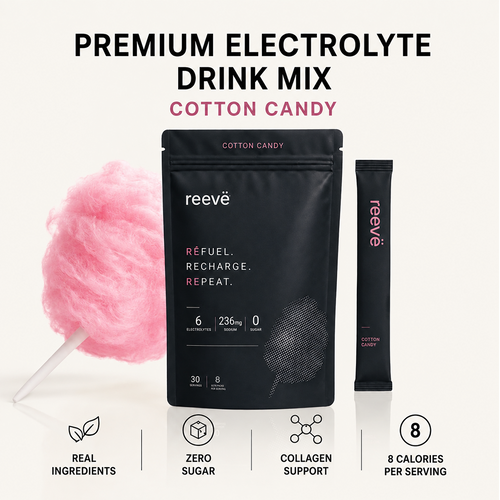 Reevë Zero-Sugar Electrolytes - Cotton Candy | 30 Servings