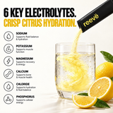 Reevë Zero-Sugar Electrolytes - Citrus Lemonade | 30 Servings