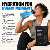 Reevë Zero-Sugar Electrolytes - Blue Raspberry | 30 Servings