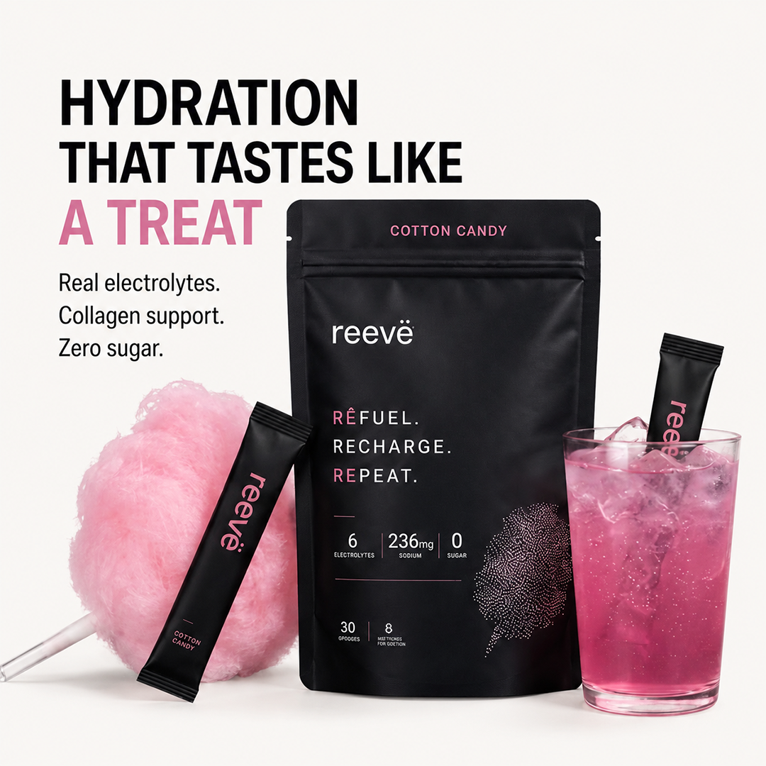 Reevë Zero-Sugar Electrolytes - Cotton Candy | 30 Servings